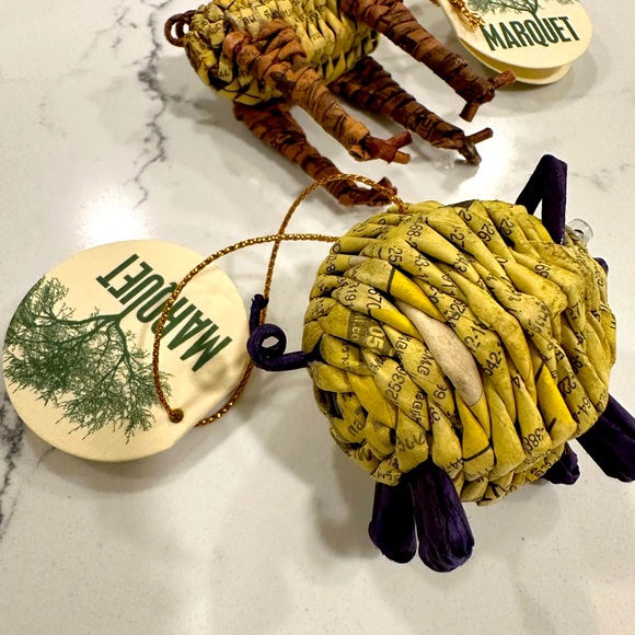 NWT Marquet Fair Trade Ornaments - Picture 5 of 8